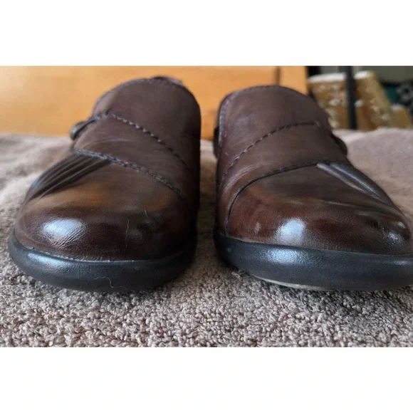 COBB HILL by New Balance Womens Brown Leather Loafer Slip On Shoes Size 7M~EUC~ - Picture 2 of 5